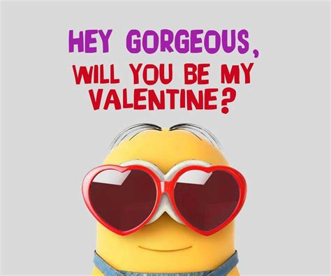 Minion Valentine Quotes Valentines Memes Minions Love