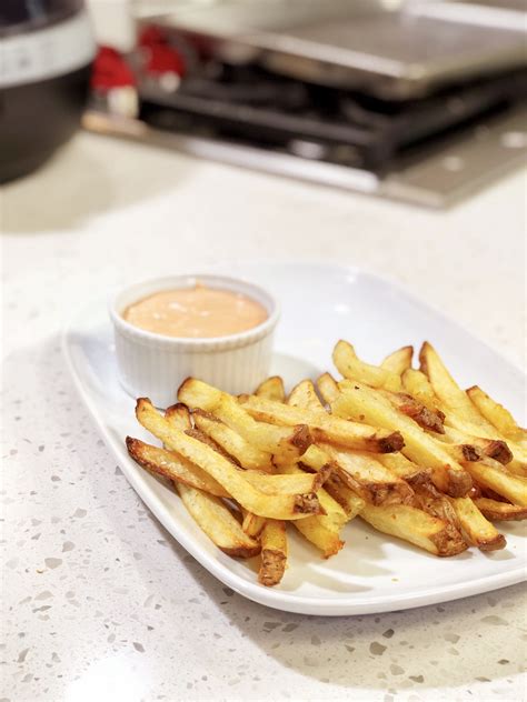 french fries with dipping sauce cooking with chef bryan