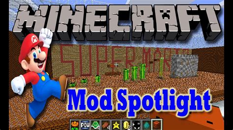 Minecraft Mod Spotlight Super Mario Mod Map Showcase Mod Download YouTube