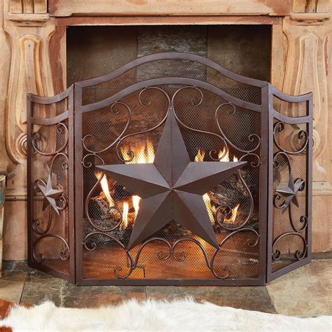 Texas Star Fireplace Screen Sofi Decor