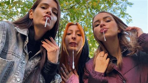 You Are Stopped By Unknown Girls To Be Humiliated Pov Triple Spitting Femdom On Public Wmv Hd