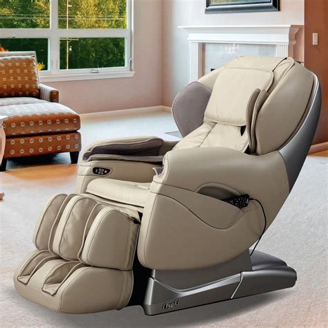Titan Pro Series Tan Faux Leather Reclining Massage Chair Tp 8500cream The Home Depot