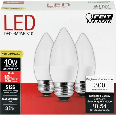 Feit Electric Etf4010kled3 300 Lumen 3000k Non Dimmable Led At