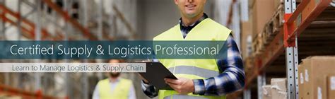 Logistics Certification Logistics Management Supply Chain Logistics