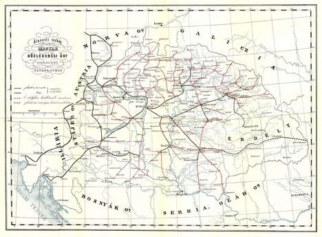 A térkép csak ellenőrzött magyarországi. Térkép: Magyarorszag régi vasuthálózata (kép)