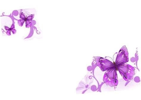 Page Boarder Transparent Art Art N Craft Purple Butterfly