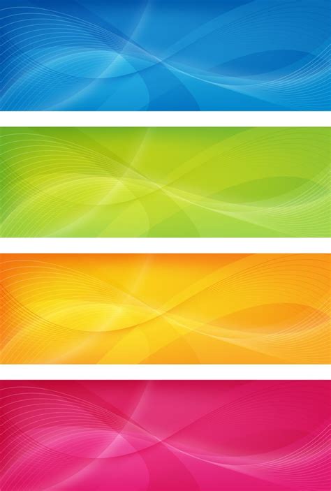 Colorful Banners Vector Vector Graphics Blog Free Download Images