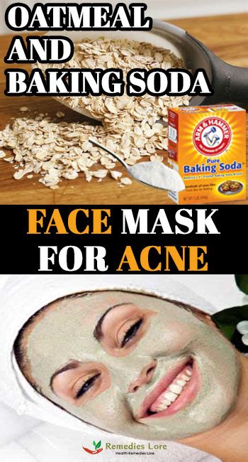 Oatmeal And Baking Soda Face Mask For Acne Remedies Lore