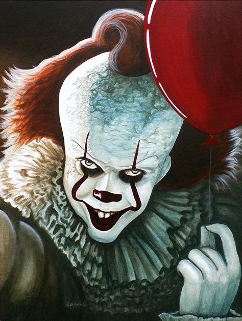 Stephen King It Pennywise The Clown Art Print It Movie