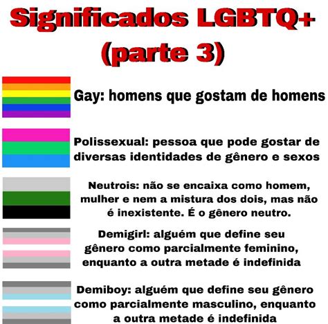 Significados Lgbtq Identidade De Gênero Bandeira Do Orgulho Fatos Aleatórios