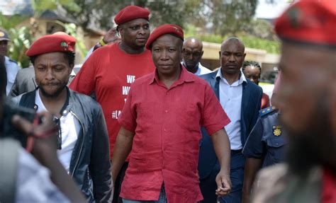 Eff Leader Julius Malema Responds To The President Speech