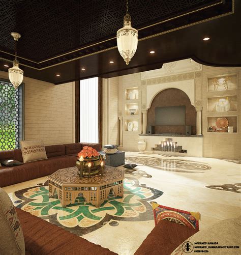 Islamic Villa Livinganddining Room On Behance