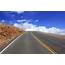 Roadway And Blue Sky At Pikes Peak Colorado Image  Free Stock Photo