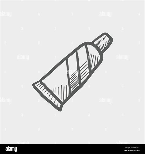 tube of toothpaste sketch icon stock vector image and art alamy