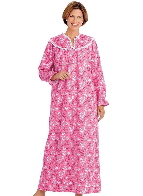 Sonias Nightgown Night Gown Flannel Women Womens Nightgowns