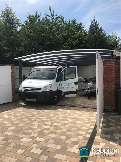 Garage Attached Double Carportwork Area Installed In Suffolk Kappion