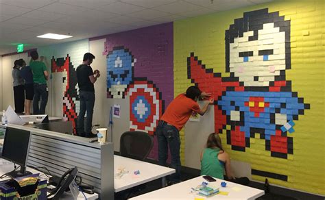 Maybe you would like to learn more about one of these? Creative Agency Staff Installs Superhero Murals On Their Office Walls | Art-Sheep