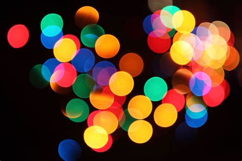 Lights Free Stock Photo Blurred Colored Lights 9201