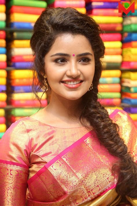 Anupama Parameshwaran In Saree Most Beautiful Indian Actress Beautiful Indian Actress Desi