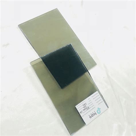 4mm 10mm Grey Reflective Float Glass For Construction
