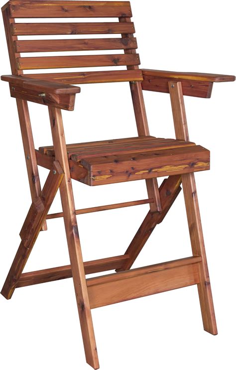 Cedar Directors Chair Amish Directors Chair Solid Wood Patio Chair