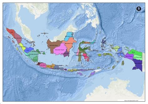 Peta Indonesia Terbaru Provinsi Binatang Aneh Peta Indonesia