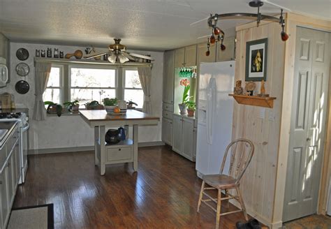 Single Wide Mobile Home Remodel Budget Makeover Kitchen Painted And