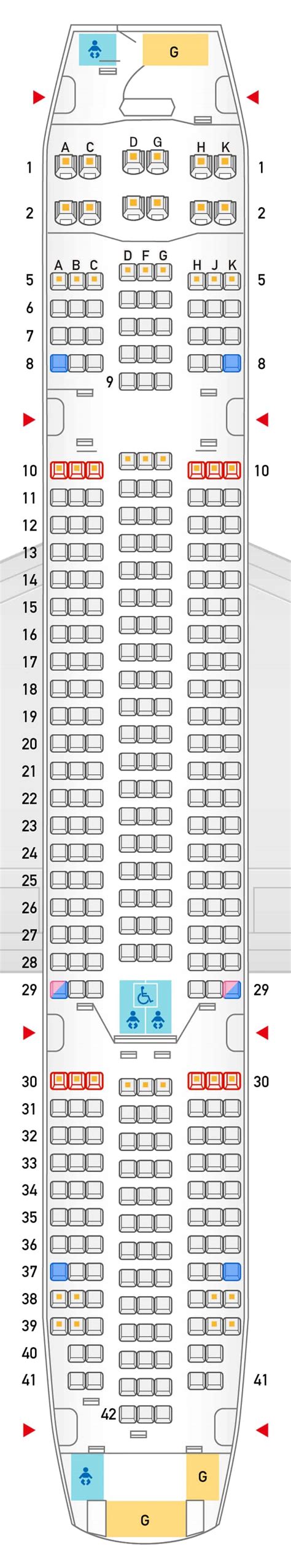 Seating Chart Boeing 787 8 Dreamliner Elcho Table