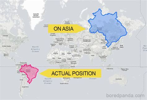 Mercator Projection Map Vs Actual Size AWIKML