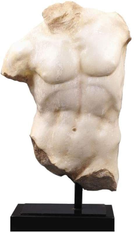 Amazon Com SDBRKYH Nude Male Sculpture Nude Torso Male Statue David Bust Belly Art Statue