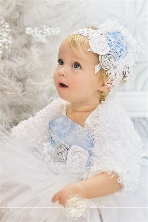 Winter Toddler Snow Princess Tutu Set Pageant Wear Etsy Baby Girl