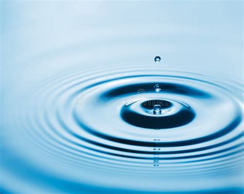 Water Drop And Ripple In The Water Stock Photo Image 63028026
