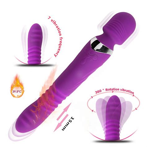 US Sex Thrusting Dildo Real G Spot Massager Women Masturbation Vibrator Anal Toy EBay