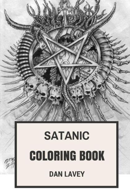 Satanic Coloring Book Laveyan Inspired Satanic Bible Adult Coloring