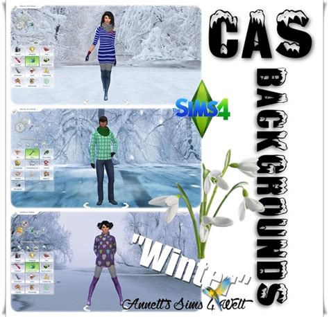 Winter Cas Backgrounds At Annetts Sims 4 Welt Sims 4 Updates