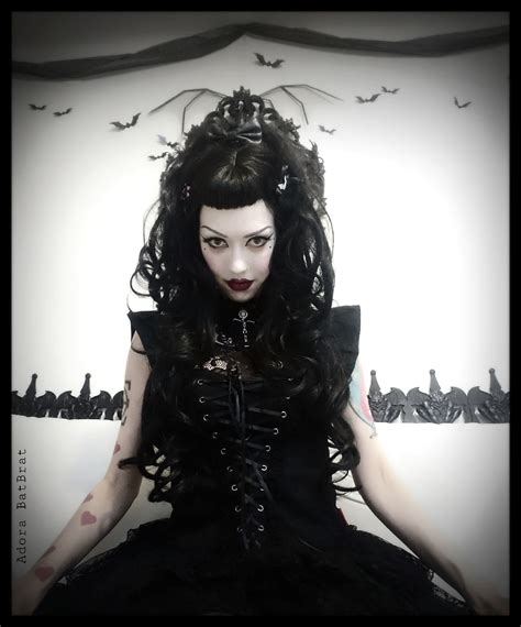 Adora Batbrat Todays Goth Look Black Wig Gothic Princess