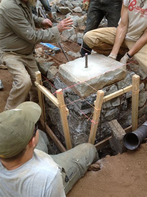 Building A Stone Foundation This Cob House