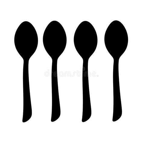 Spoon For Serving The Table Vector Image Stock Vector Illustration