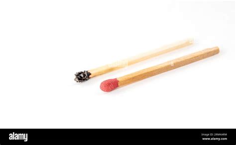 Fire Matches On White Red Phosphorus Heads Stock Photo Alamy