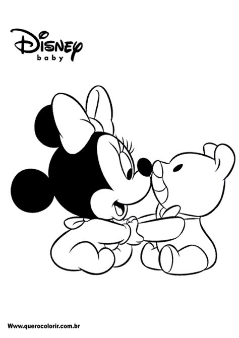 Desenhos para pintar colorir e imprimir. Desenhos Para Pintar: Desenhos Disney baby para Colorir ...