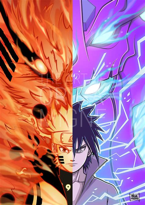 Naruto And Sasuke Susanoo Kurama Fusion