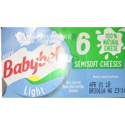 Calories burned chart by activity and weight, including walking, sports, and everyday household activities. Calories in Mini Babybel Light from The Laughing Cow