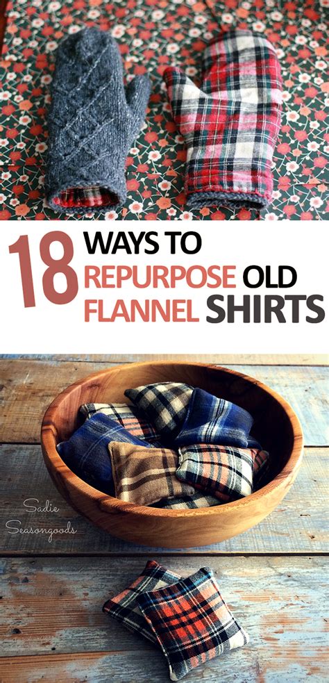 5 upcycled flannel shirt diy projects. 18 Ways to Repurpose Old Flannel Shirts - Sunlit Spaces ...