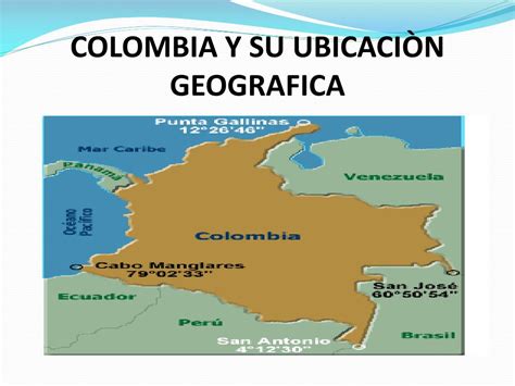 Ppt UbicaciÒn Y Limites De Colombia Powerpoint Presentation Free