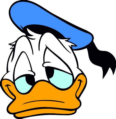 Donald Duck SVG Donald Duck Face SVG Vector Del Pato Donald Etsy