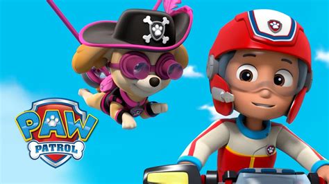 Pirate Pups Rescue And Halloween Coloring Paw Patrol Cartoons For