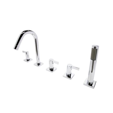 Buying a free standing tub filler faucet these days many modern bathroom design ideas start with a free standing tub faucet. Garden Tub Faucets With Sprayer