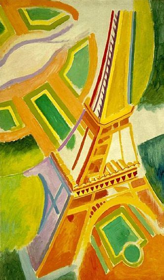 Robert Delaunay Eiffel Tower 1924 Oil On Canvas 6342 X 3811 St