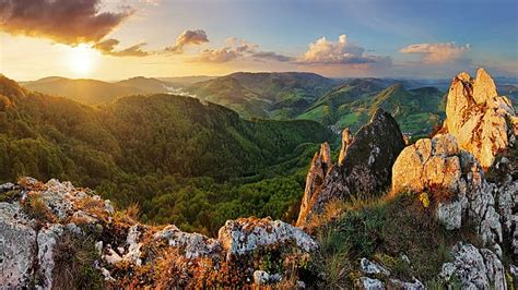 Hd Wallpaper Vrsatec Slovakia Mountain Rock Landscape Mountain