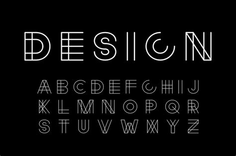 Linear Designer Creative Font By Expressshop Thehungryjpeg